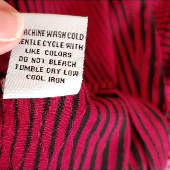 Habitat deep red and black stripe popover tunic XXL - Picture 8 of 10
